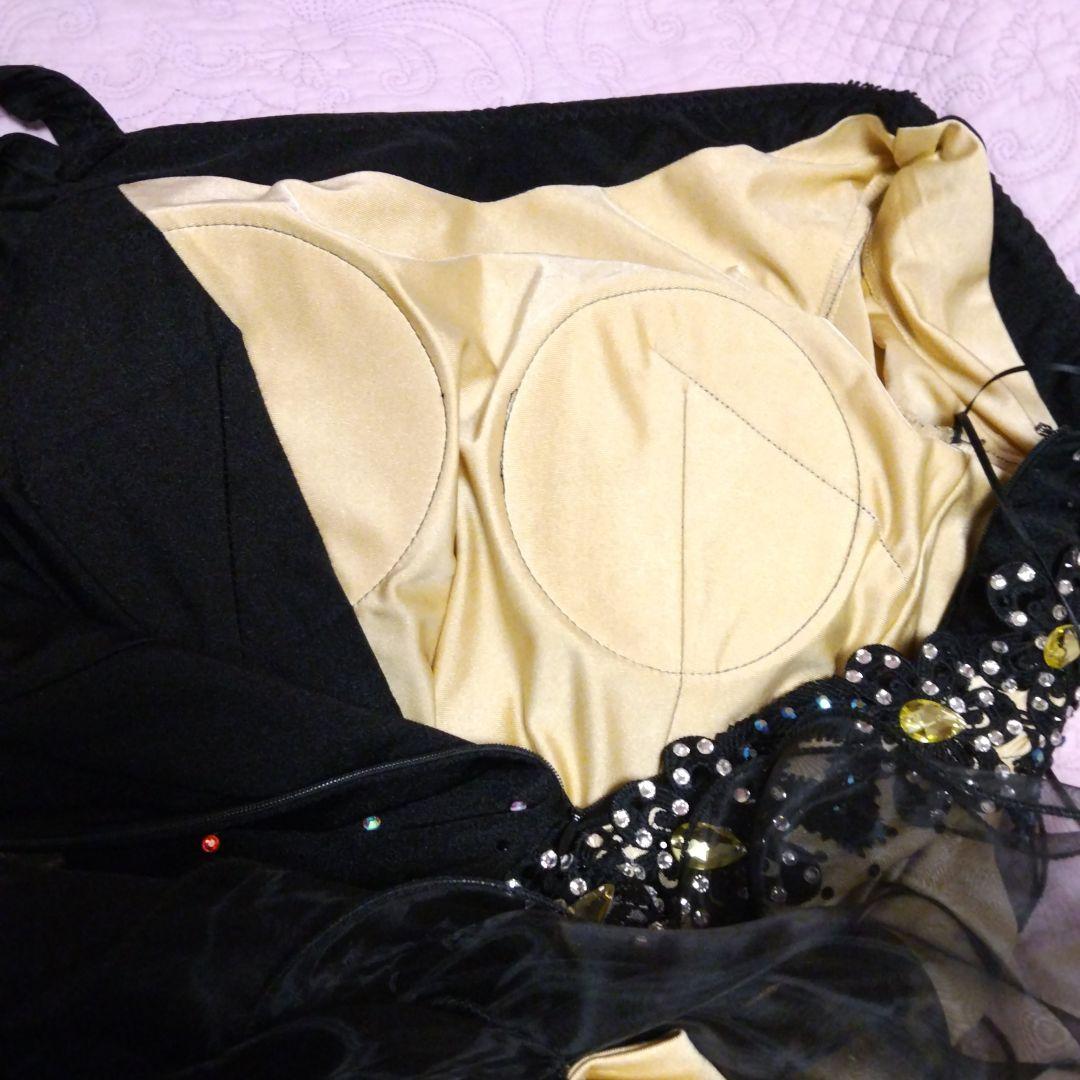 社交ダンス ドレス ビジュー付き Ｌサイズ