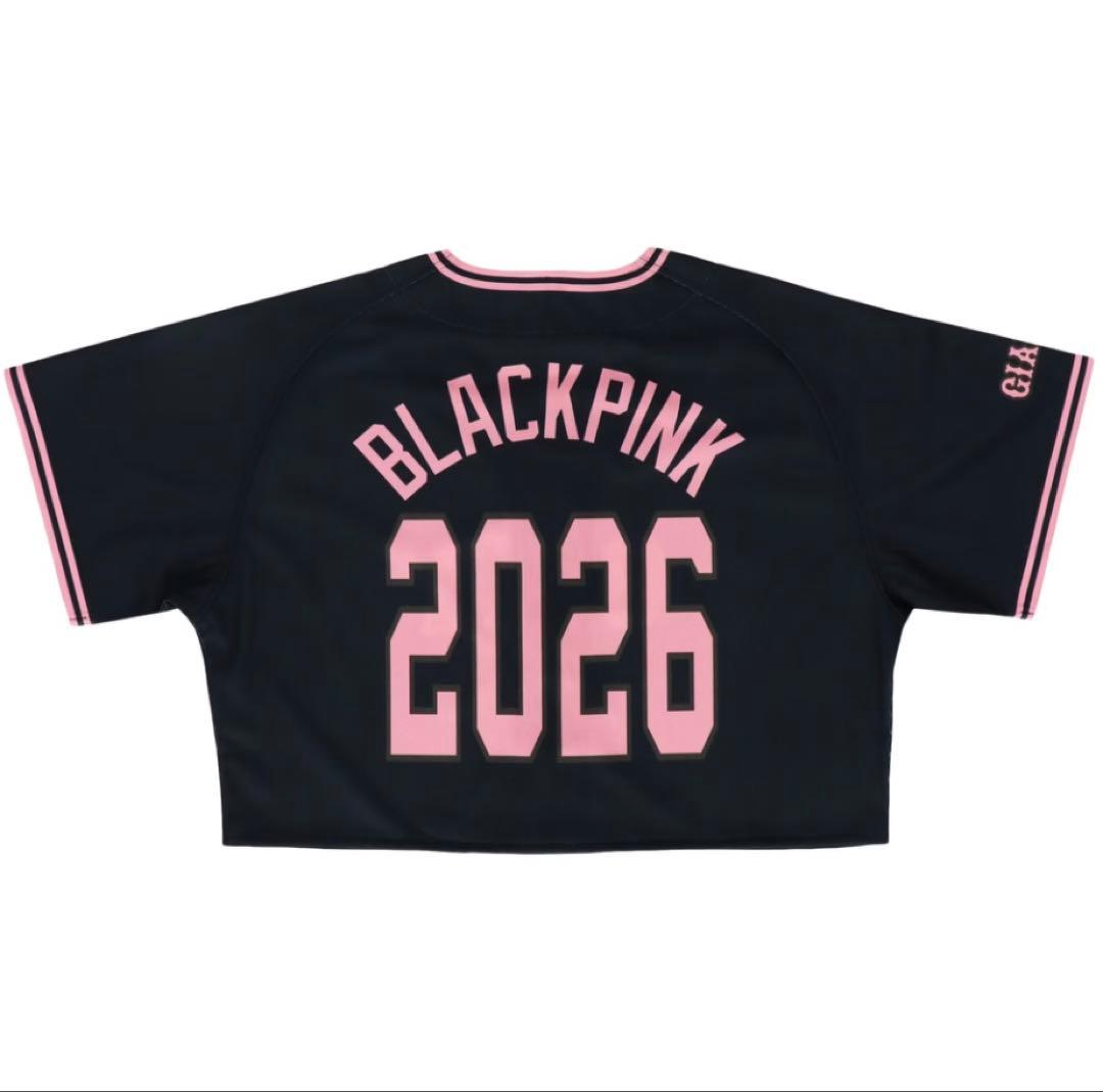 読売ジャイアンツ×BLACKPINK ユニフォーム クロップド　ブラック S
