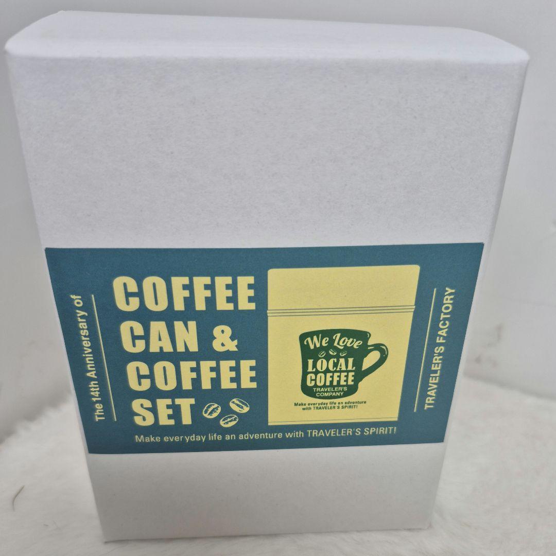 【新品】14周年缶 トラベラーズファクトリー 珈琲豆★巾着袋付き❗