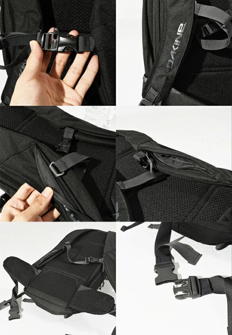 新品27500円DAKINE HELI-PLO24L 黒バックパック　リュック