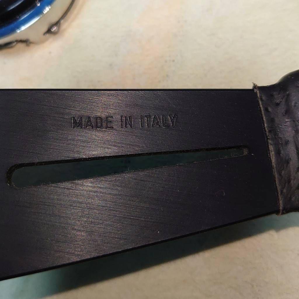 NARDIスポーツ36 Φブラック パンチングレザーレッドステッチ