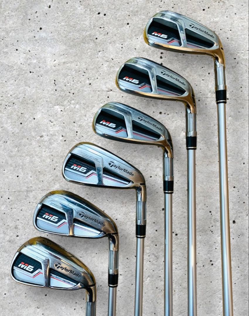 テーラーメイド M6 2019年 アイアン 6本 純正カーボンR