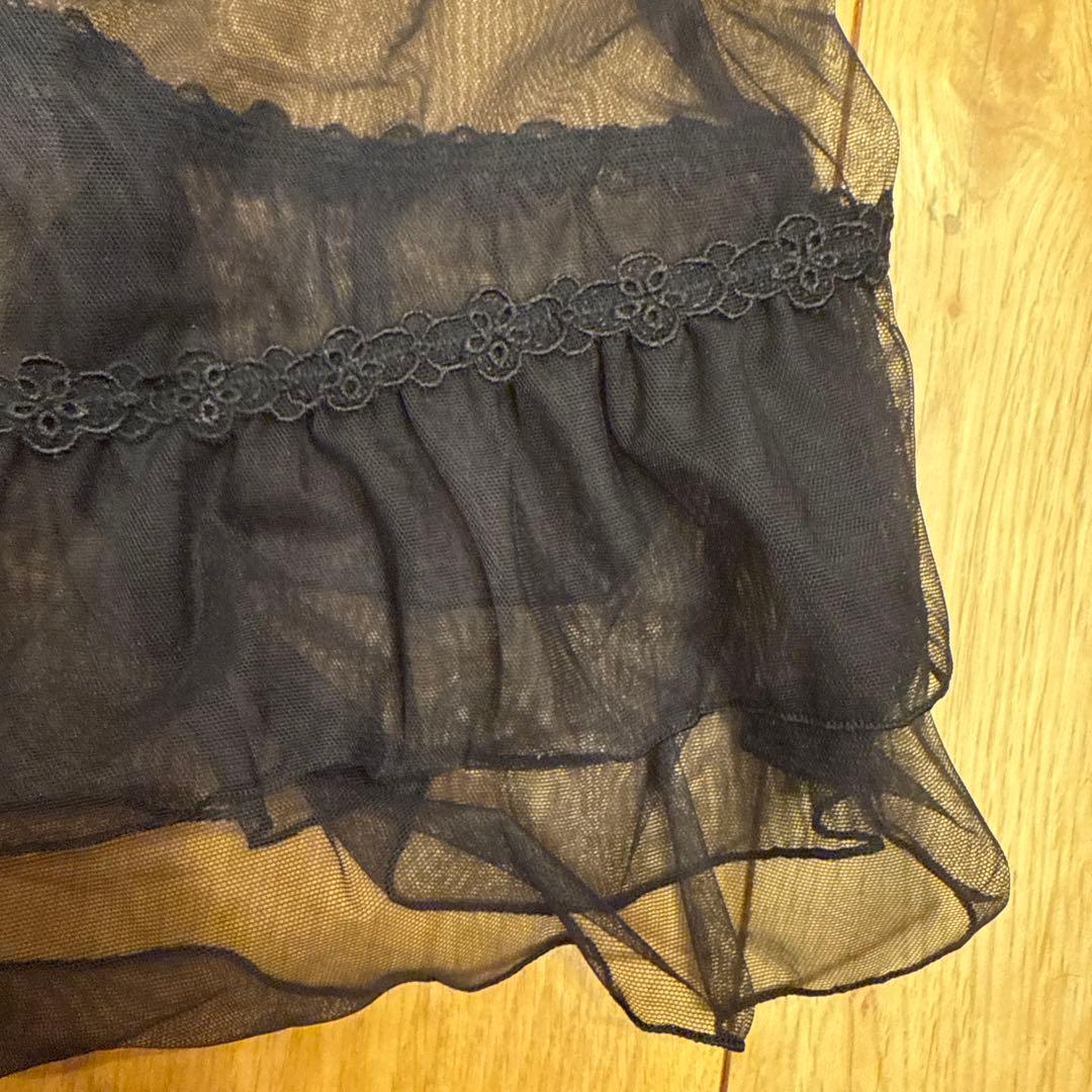 LA PERLA ブラック キャミソール M