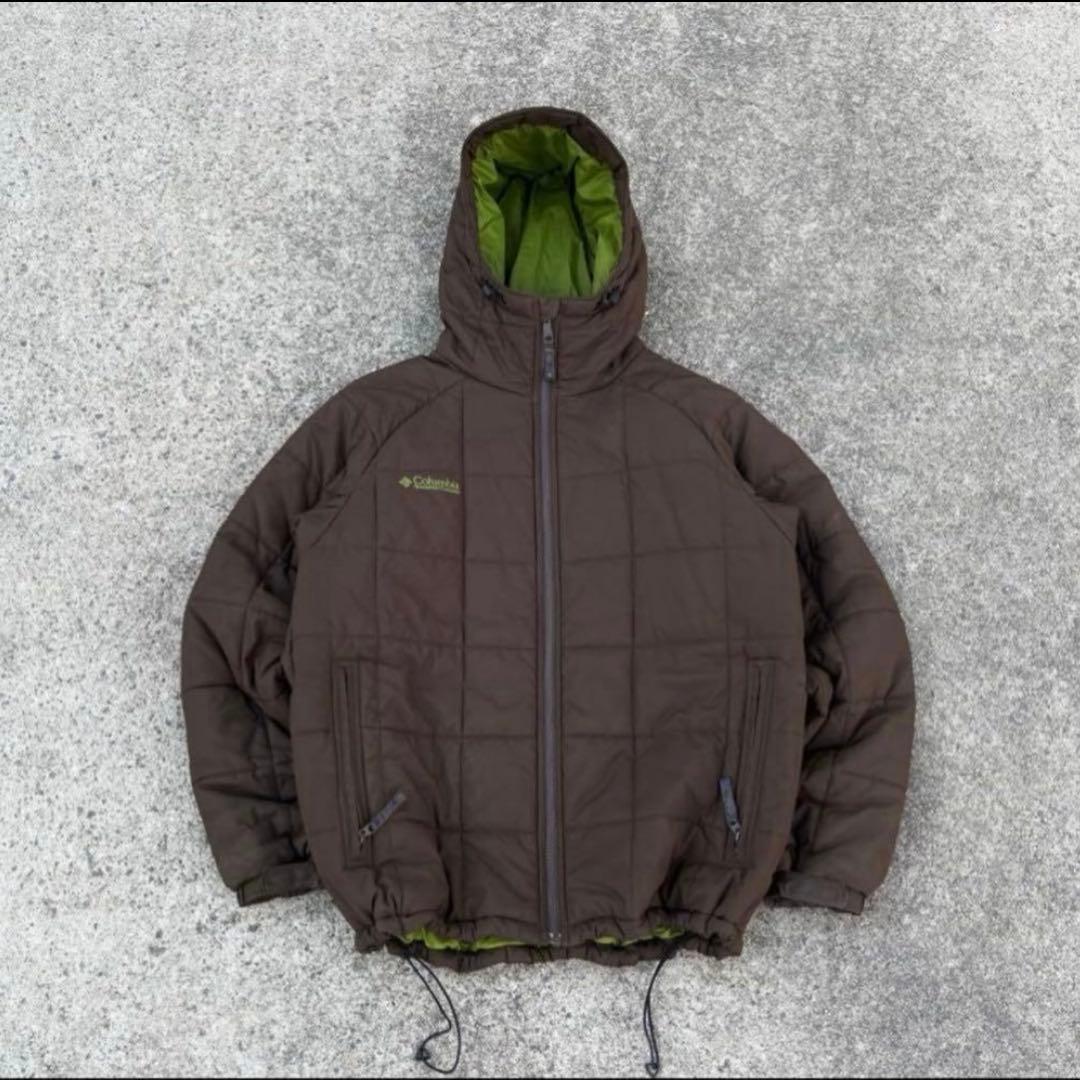 ジャケット・アウター 90s Columbia hooded puffer jacket brown