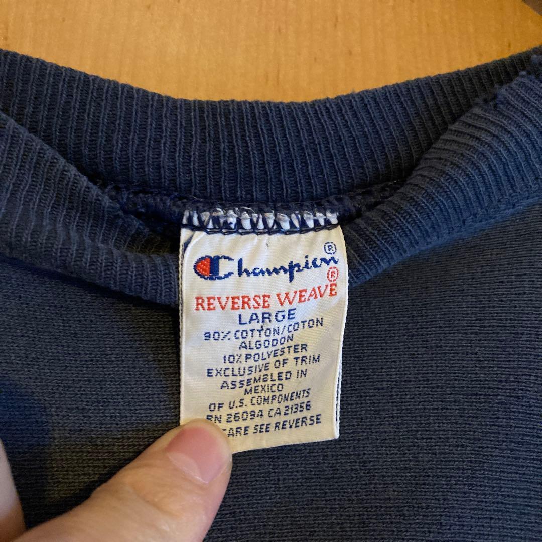 チャンピオン MIT リバースウィーブ ヴィンテージ フェード90s Lサイズ