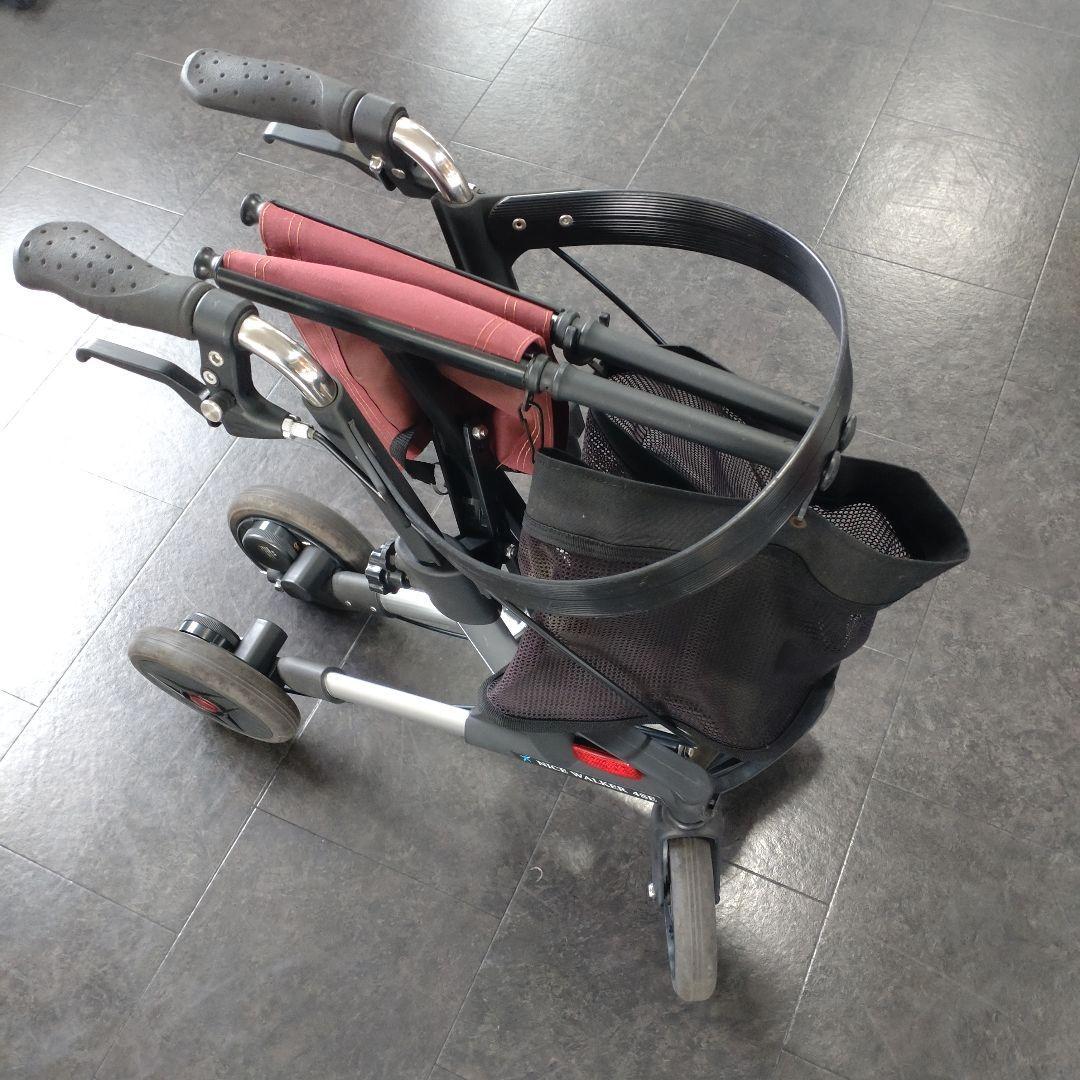 【四輪歩行車 ナイスウォーカー】動作確認済 安全性向上 速度制御機能