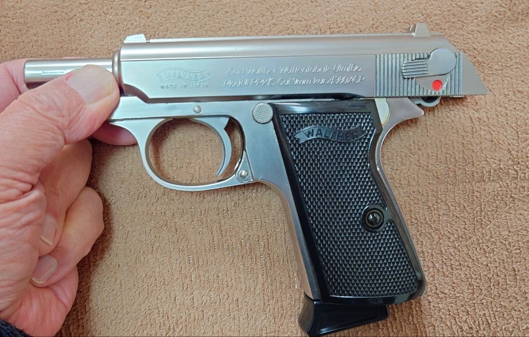 【超美品】マルゼン　ワルサーPPK/S ガスガン　(ジャンク)