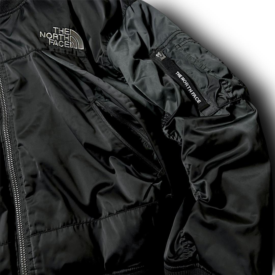 M ノースフェイス KULANE DOWN BOMBER ダウンジャケット 濃灰