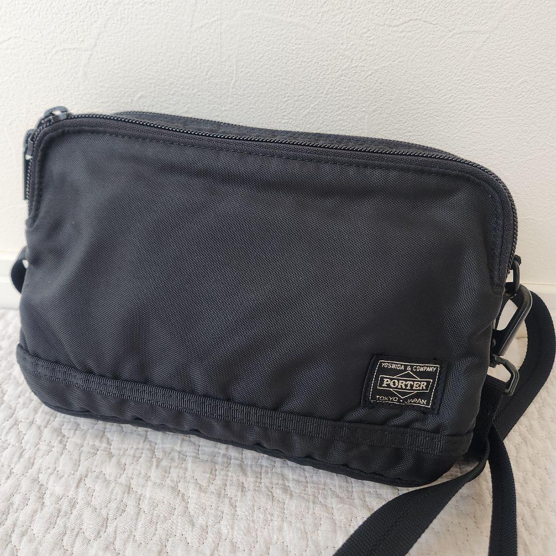 美品★PORTER　ポーター　flash ショルダー　ナイロン　二層式　廃盤