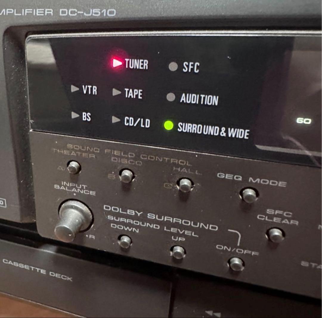 PIONEER DC-J510 DLX-J510 カセット LD システムコンポ