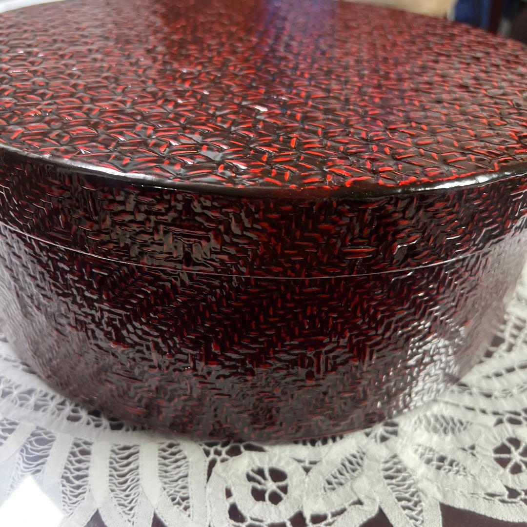 未使用　らんたい漆器 茶櫃　　久留米籃胎漆器