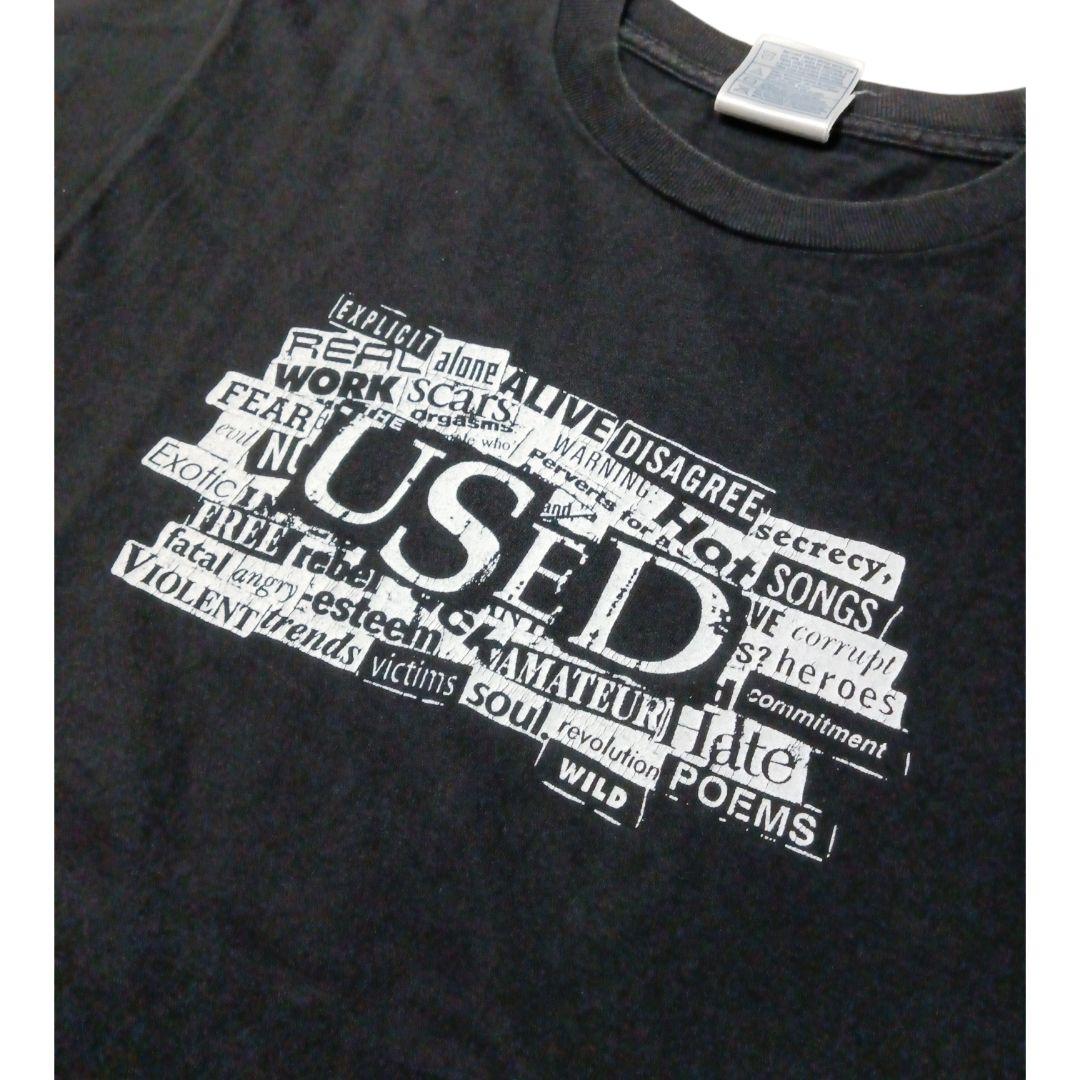 2000年代 THE USED ザユーズド バンドTシャツ Sサイズ 黒