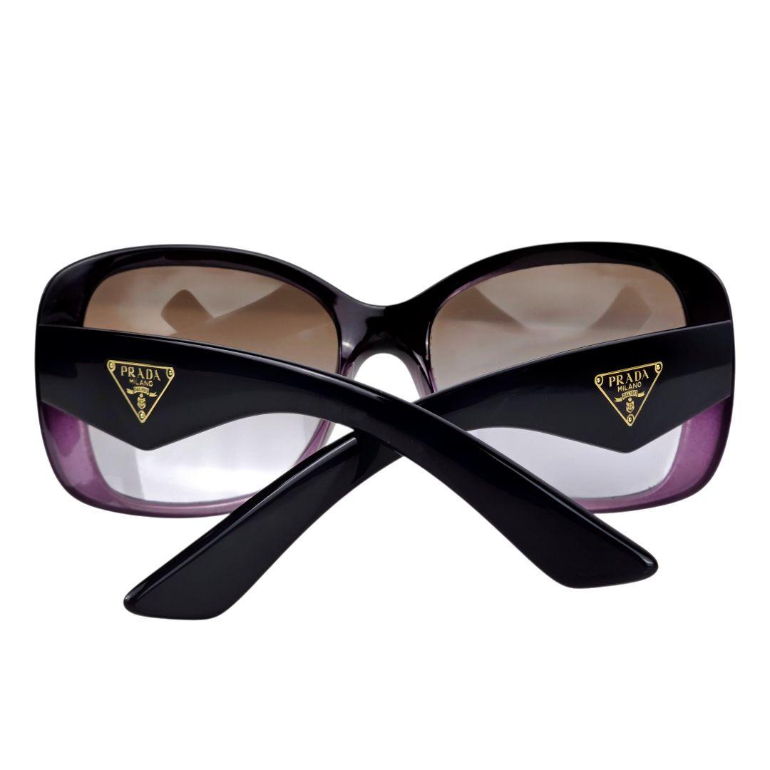 美品 プラダ PRADA トライアングル ロゴ グラデーション サングラス