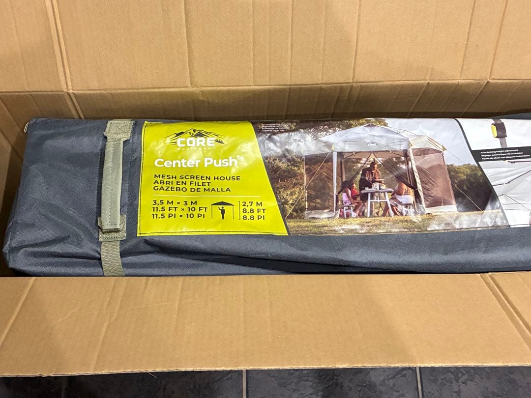 COREメッシュスクリーンハウス　タープテント　ワンタッチタープテント