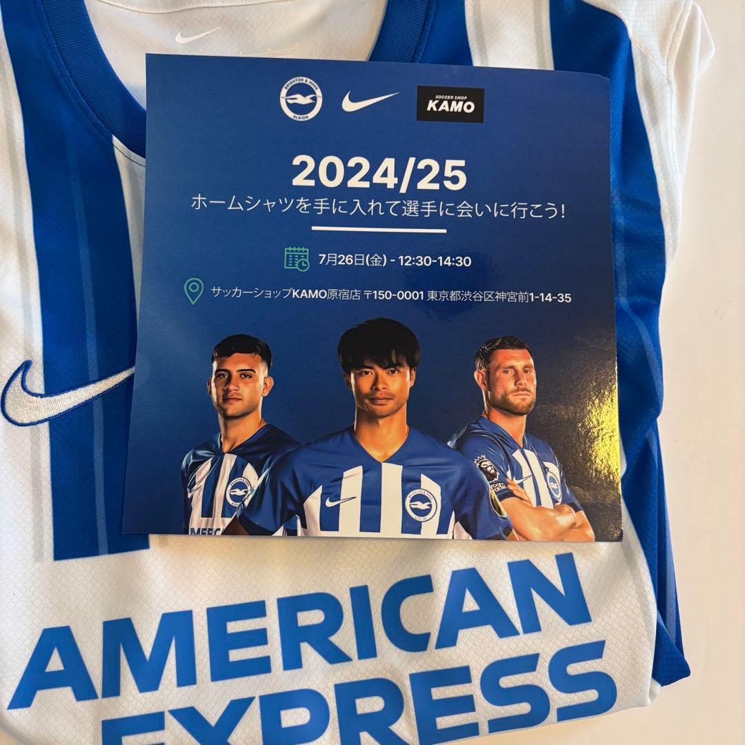Brighton & Hove Albion　ブライトン三笘サイン付
