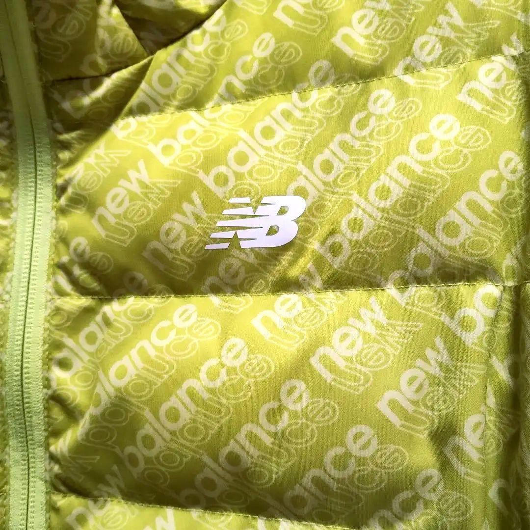 New Balance イエロー キルティングジャケット　ダウンジャケット