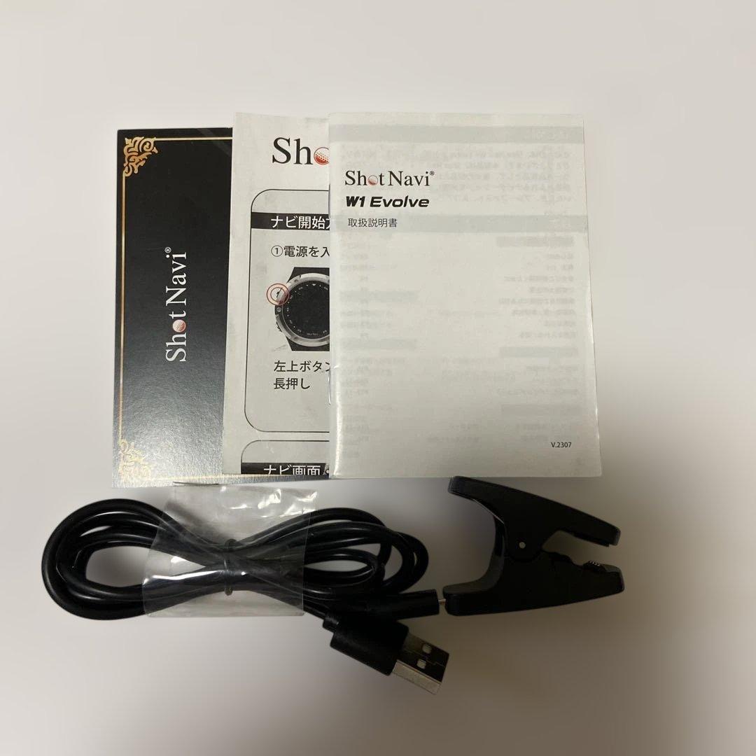 『美品』ショットナビ ゴルフ W1 エヴォルブ 腕時計型GPSナビ