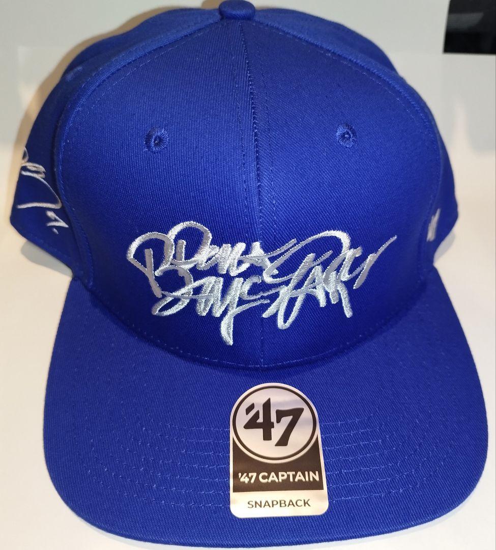横浜DeNAベイスターズ会員限定’47 CAPTAIN宮﨑選手サイン刺繍キャップ