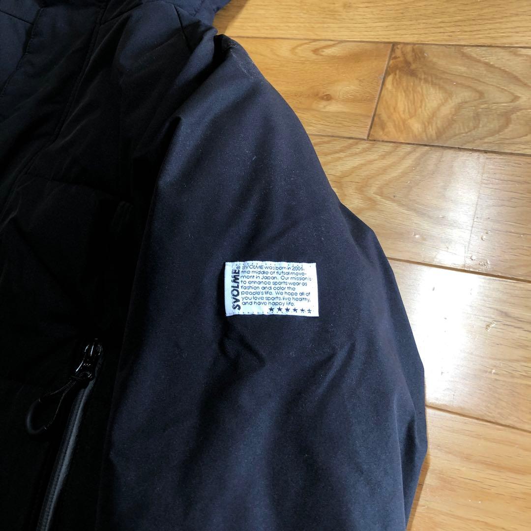 svolme 発熱ベンチコート　ブラック　S