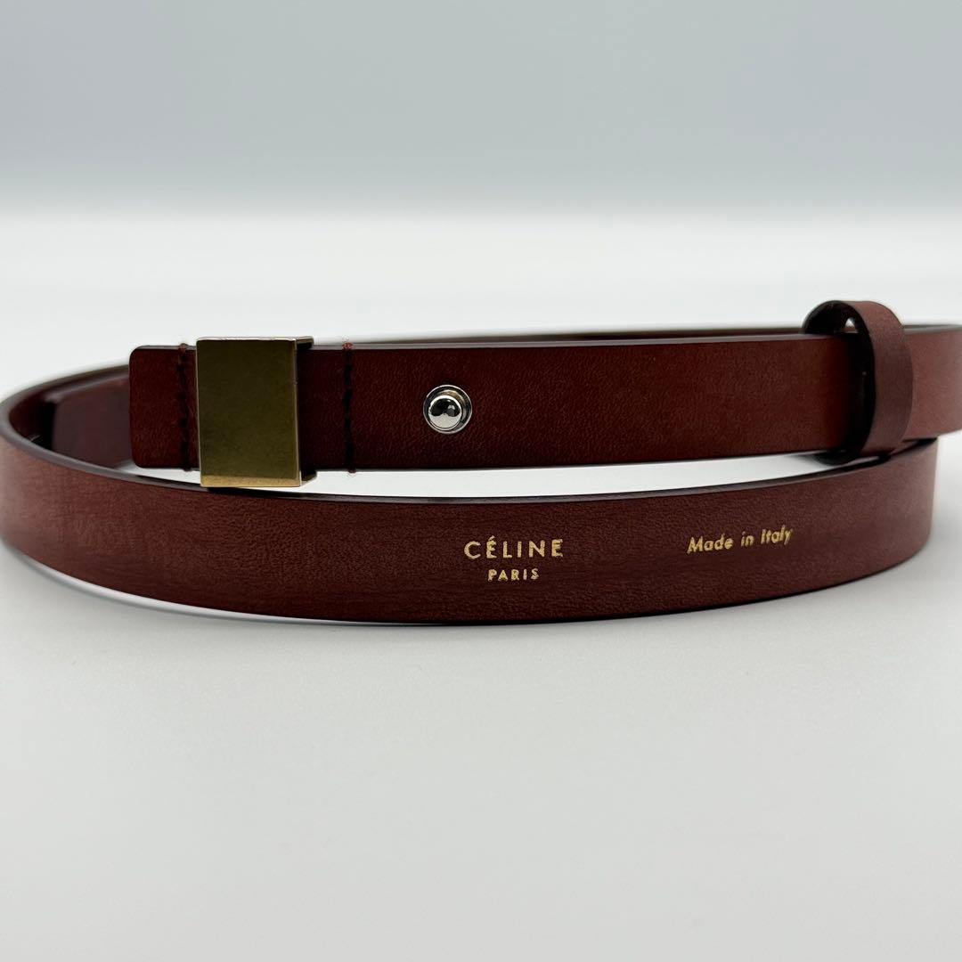 ✨極美品✨CELINE ベルト レザー ゴールド金具 レディース 付属品有り