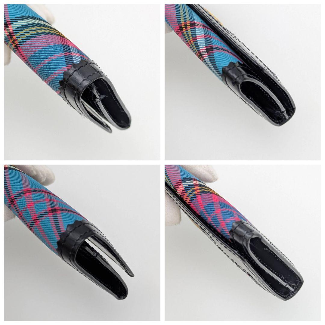 美品✨️ヴィヴィアンウエストウッド マックマラ 名刺カード入れ ブルー チェック