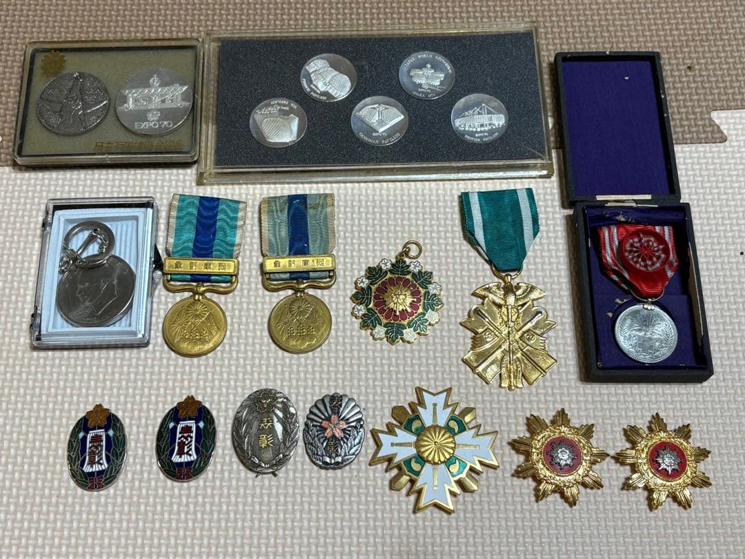 70年万博メダル　勲章　メダル　セット