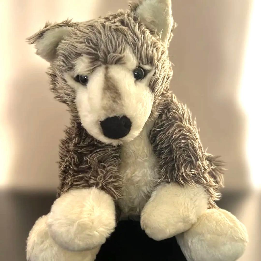 ビルドアベア　オオカミ　ぬいぐるみ