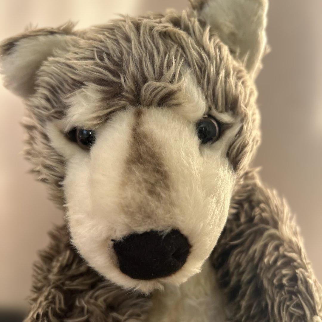 ビルドアベア　オオカミ　ぬいぐるみ