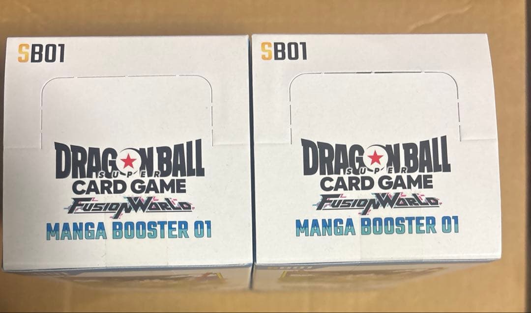 ドラゴンボール フュージョンワールド　マンガブースター 01　テープ付き2BOX