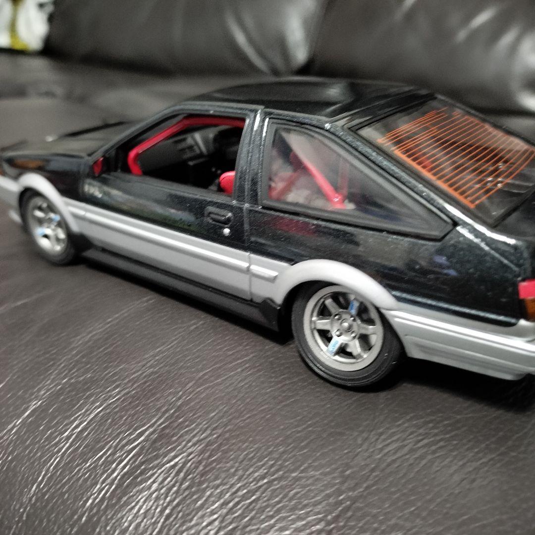 DISM AE86後期型1985年ハチロクautoart風精巧モデル頭文字D