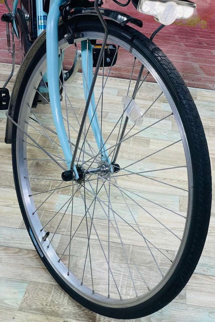 K2893 電動自転車パナソニック ママチャリ 26インチ 8Ah送料無料