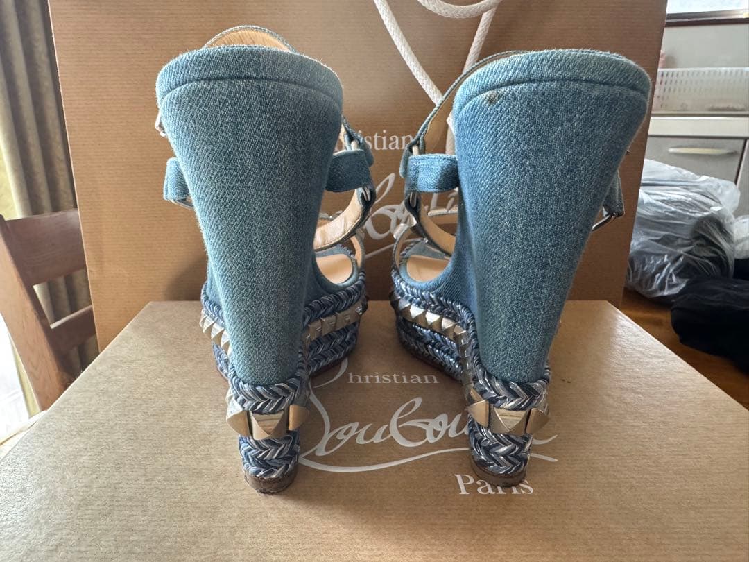 Christian Louboutin デニム サンダル