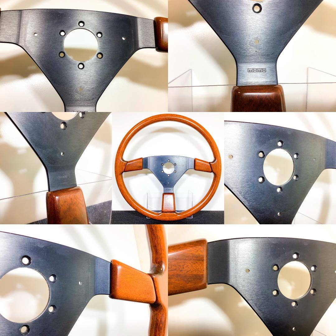 超希少 モモ ウッドステアリング 48Φ 大径 当時物 93年製 良品 デコトラ