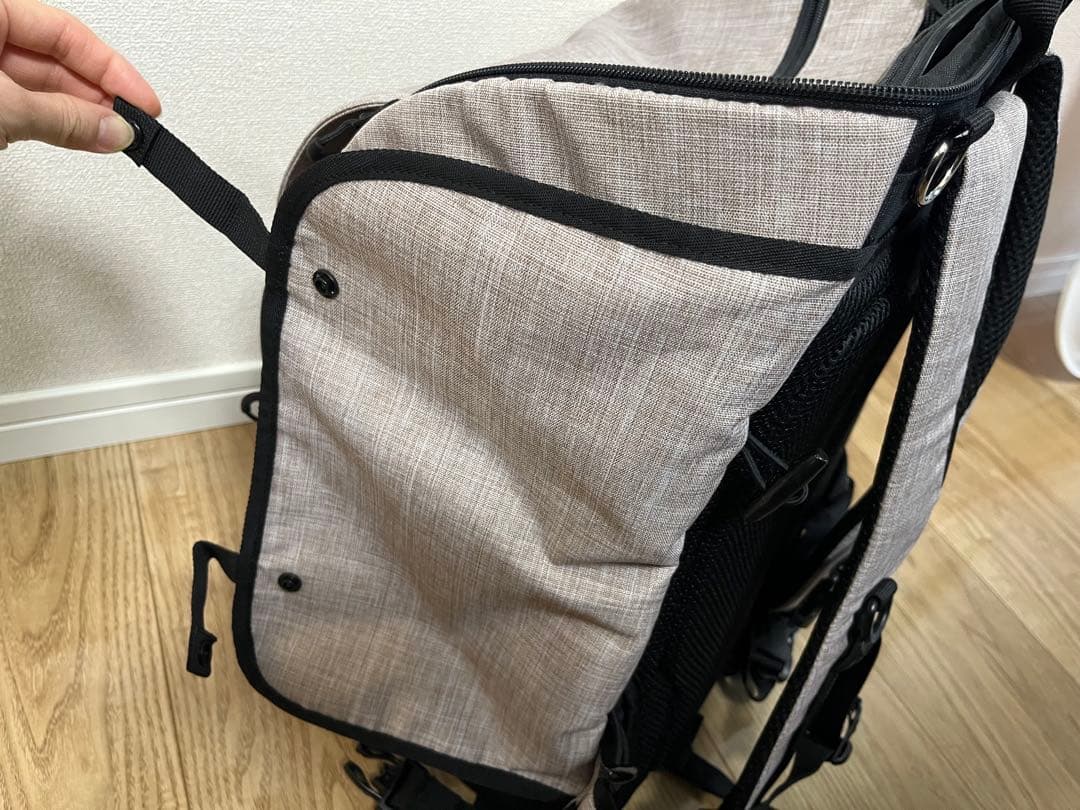 値下！AIRBUGGY 3WAY バックパックキャリア　クールベージュ説明書付き