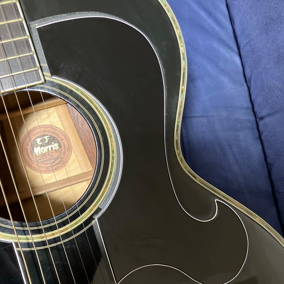 Morris WJ-50 モーリス アコースティックギター　当時の付属品付