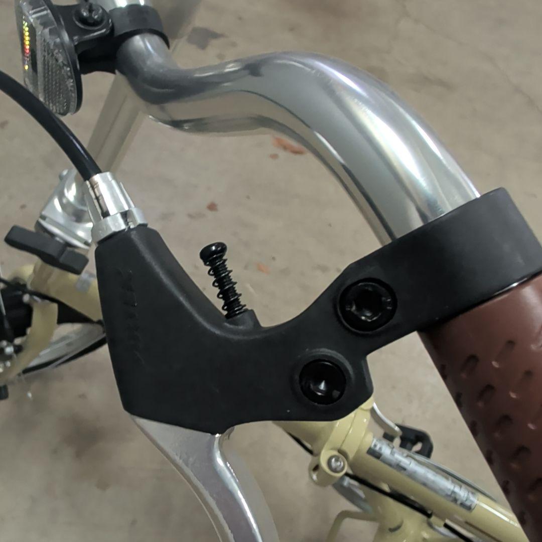 CAPTAIN STAG 折りたたみ自転車 ベージュ