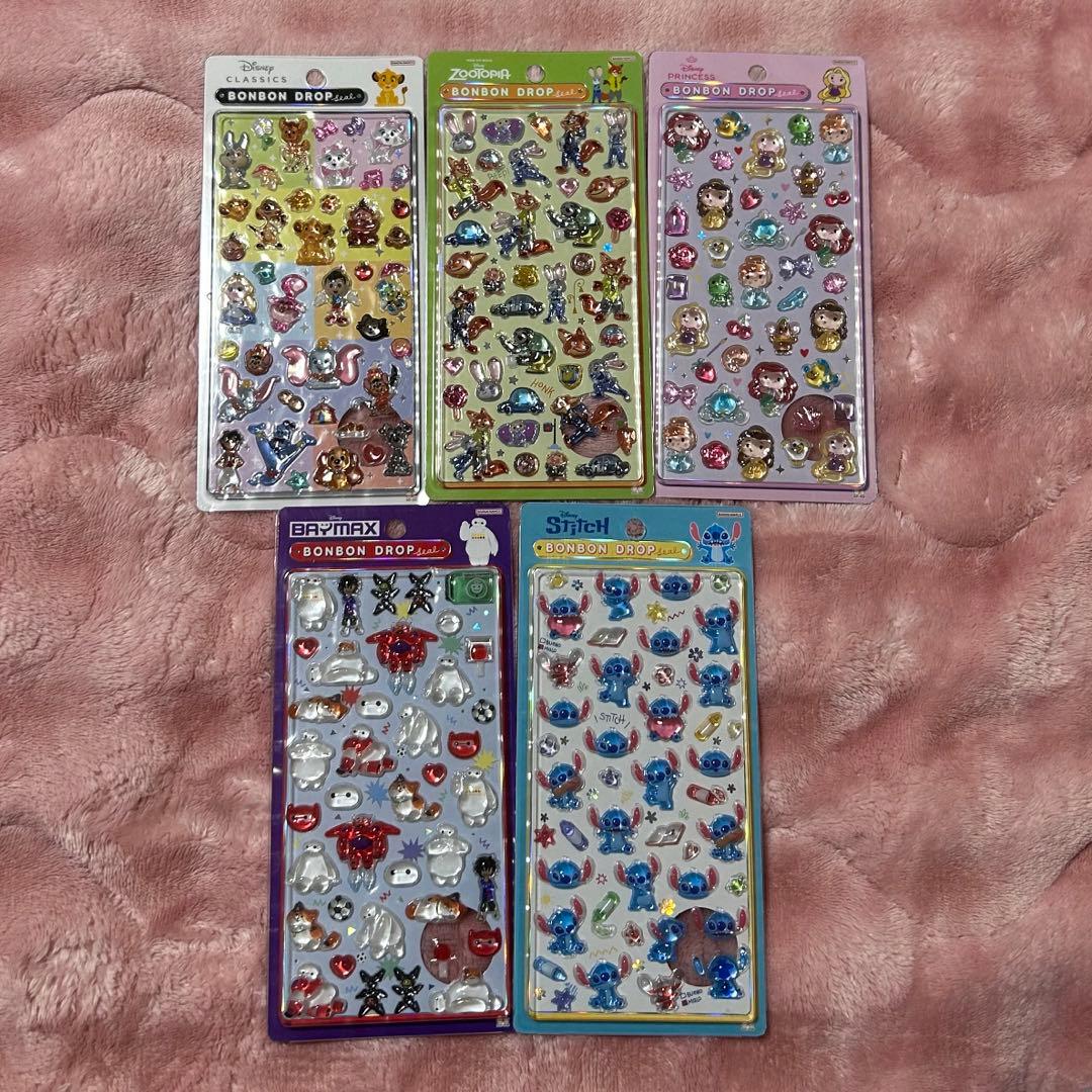 正規品　ディズニー　ボンボンドロップシール
