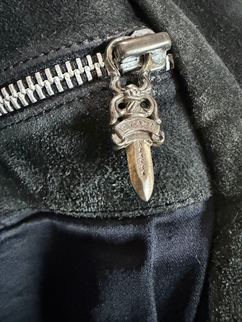 CHROME HEARTS クロムハーツ スエードレザーベスト M オールド