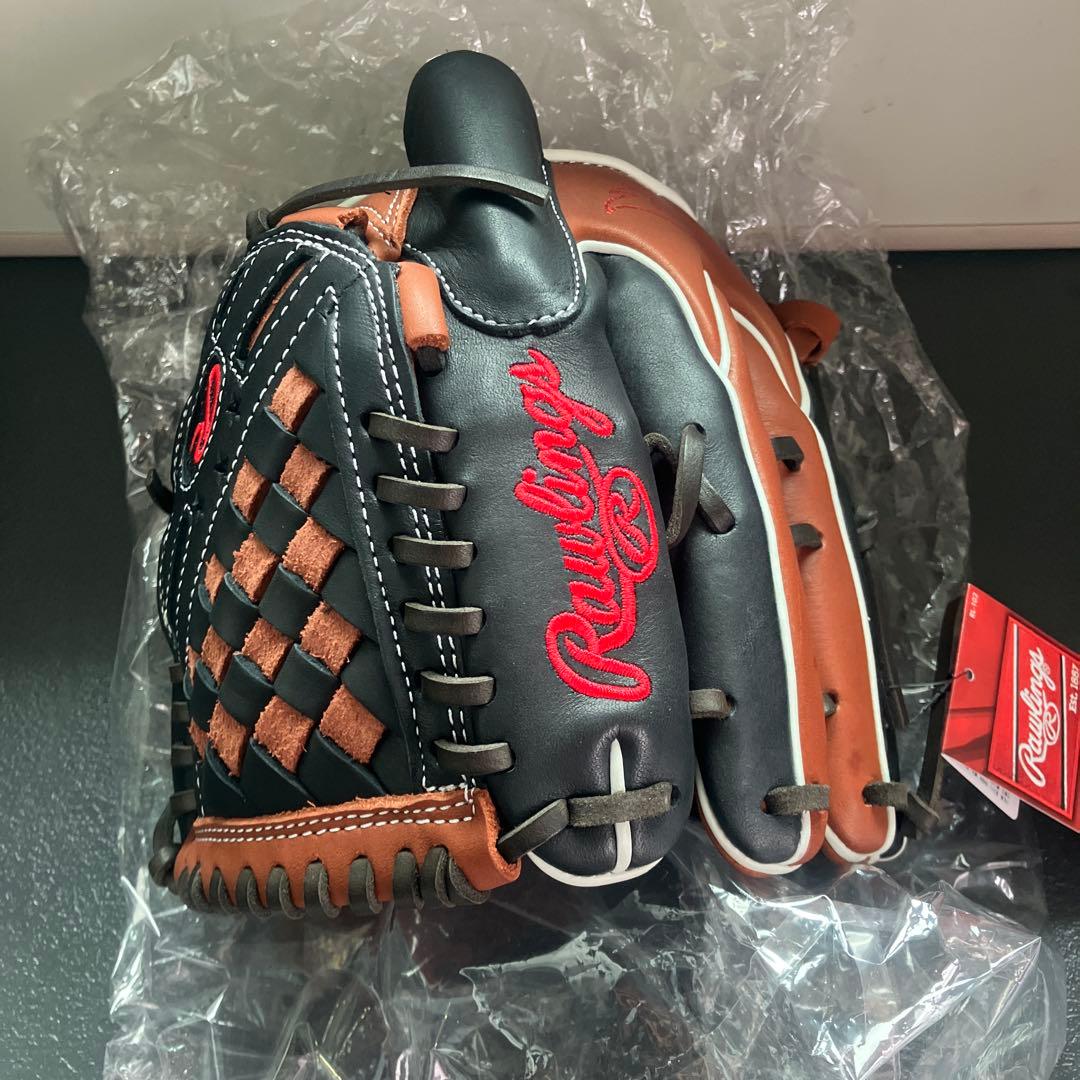 Rawlings 軟式グローブ ブラウン/ブラック