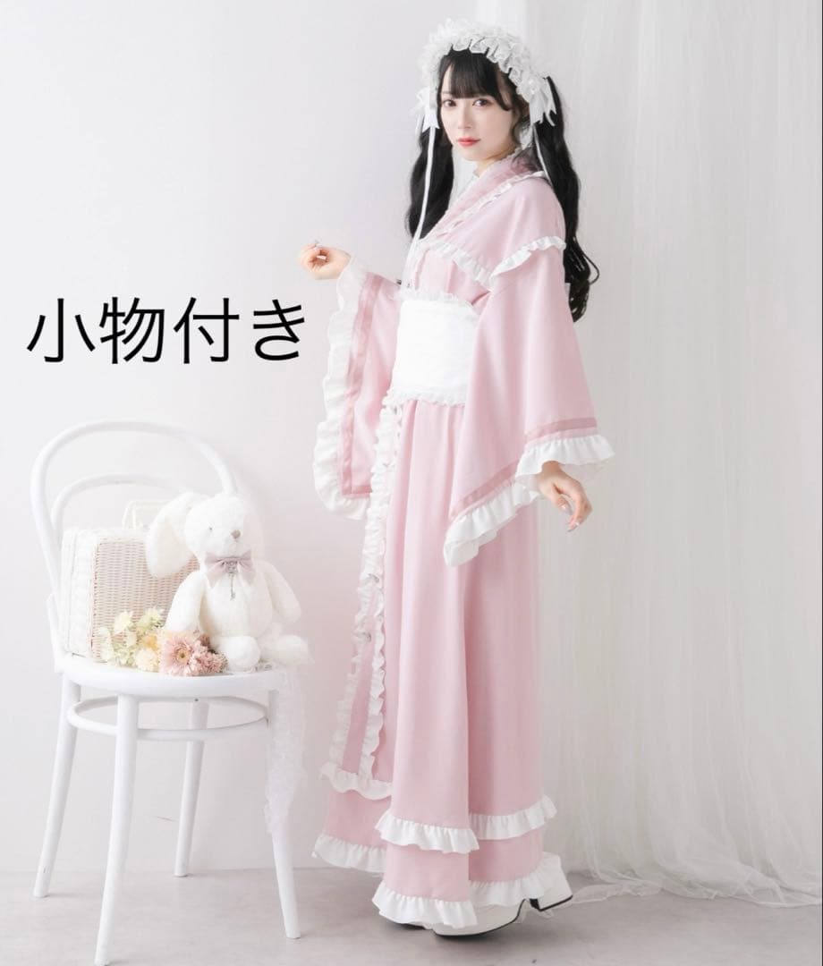 DearMyLove 夢展望 フリルリボンティアード浴衣 地雷 ロリータ 浴衣