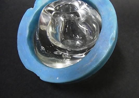 ★R1005★古代　青　ガラス　ブレスレット　ローマングラス　腕輪