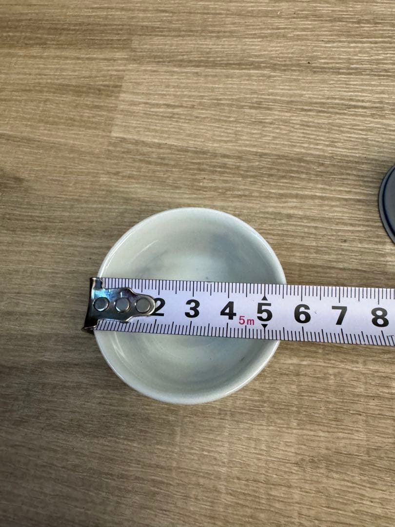 1519 中国骨董　成化年製銘　寿文湯呑5客　古美術品　時代物