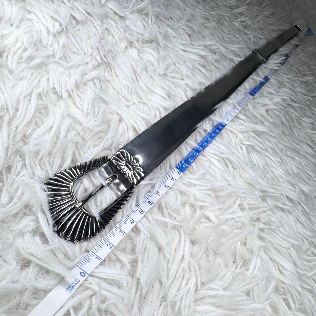 【メルカリ初登場】TOGA PULLA ダブル バックル ベルト シルバー