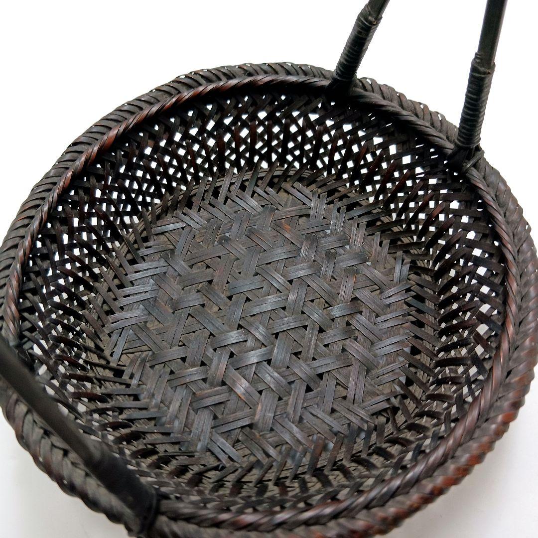 M13 早川尚古斎 提梁式手籠 細密細工 茶籠　ma　の