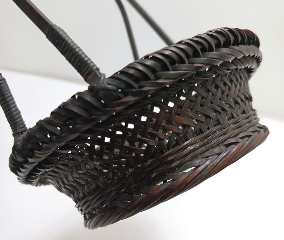 M13 早川尚古斎 提梁式手籠 細密細工 茶籠　ma　の