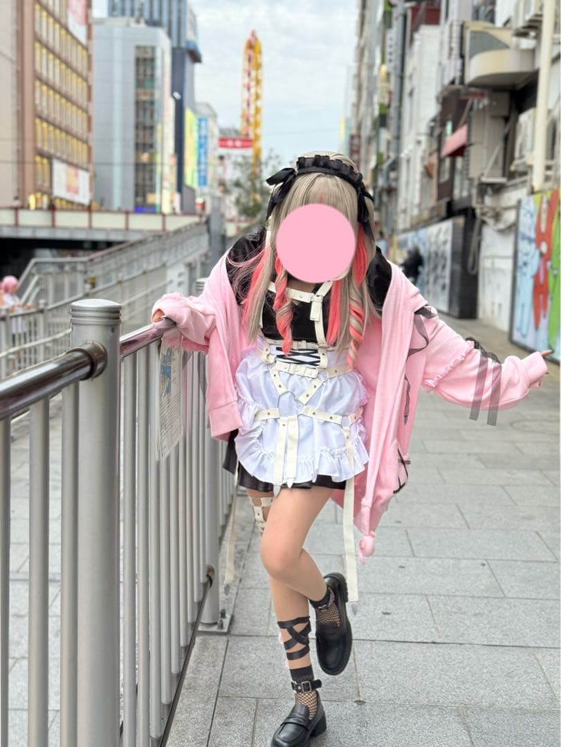 魔界ノりりむ コスプレ衣装 ウィッグ 靴