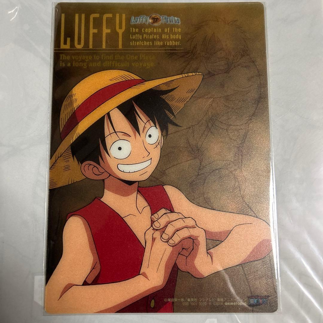 激レア　ONE PIECE 初期　レトロ クリアカード　ルフィ　ワンピース