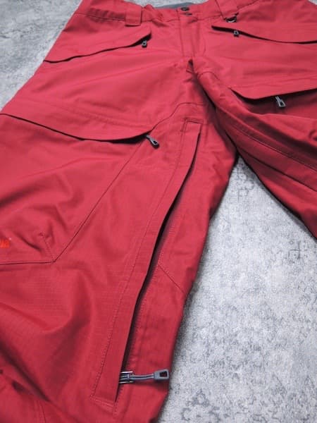 美品 パタゴニア スノーショットパンツ◆メンズXSサイズ/スキー/スノボー/赤