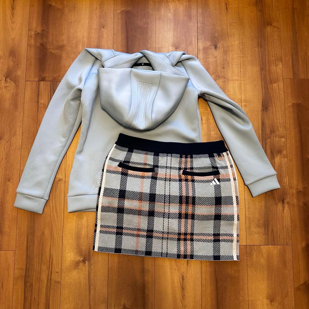 ダンボールニット　ニットスカート　セットアップ　大きいサイズ　秋冬　パーカー