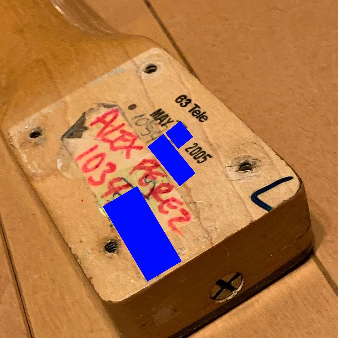 ギター Fender custom shop 1963 Telecaster Relic